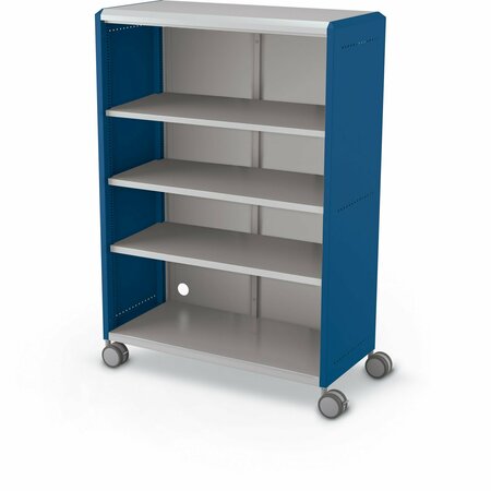 MOORECO Compass Cabinet Grande With Shelves Navy 60.6in H x 42in W x 19.2in D D3A1J1D1X0